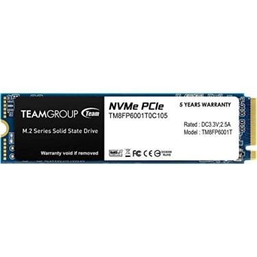 Imagem de TEAMGROUP SSD NVMe PCIe M.2 2280 Solid State Drive (1TB, Gen3x4 Read 1.800MB/s)