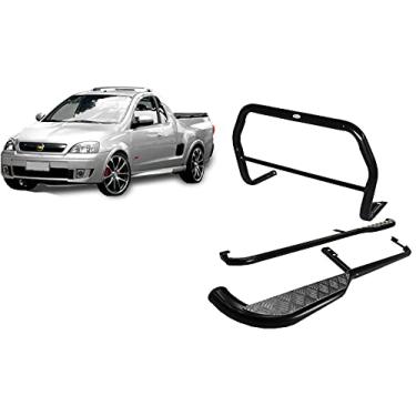 Imagem de KIT QUEBRA MATO+ESTRIBO MONTANA ATÉ 2010 PRETO