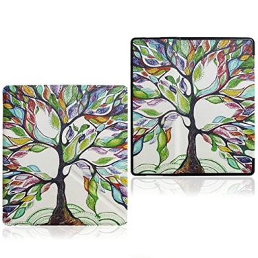 Imagem de CCOO Nova capa para Kindle Oasis (9ª, 2017 lançada e 10ª geração de 2019, 7 polegadas), capa de poliuretano premium, despertar/dormir automática inteligente