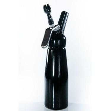 Imagem de Garrafa Sifão Para Chantilly 500 Ml - Preta Brilhante