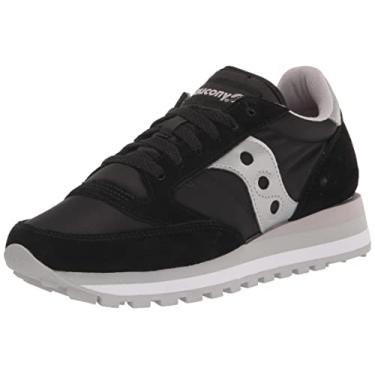 Imagem de Saucony Tênis feminino Jazz Triplo, Preto/prata, 34