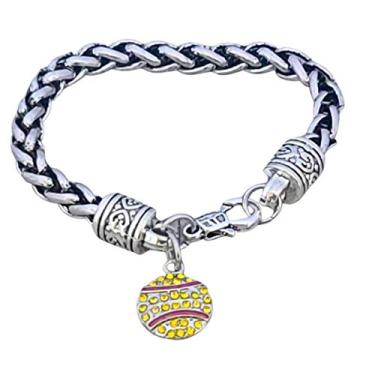 Imagem de Pulseira de softbol Sportybella para meninas, joia de softbol, bracelete de softbol, jogador de softbol, equipe de softbol e presente de treinador