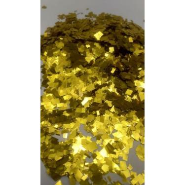 Imagem de Confete Mini Picadinho Dourado Para Balões E Topo De Bolo 1K - Estilo