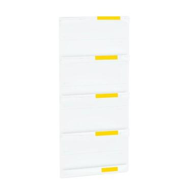 Imagem de Kit 5 Bandejas Para Gondola Canto 196 Flex 60 Branco Fx Amar