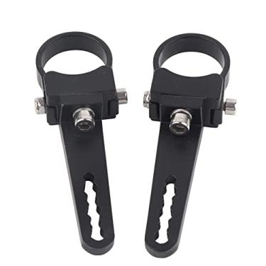 Imagem de Braçadeiras de suporte de montagem Suuonee, tubo de alumínio de 2,54 cm a 7,62 cm, suporte de montagem de barra de rolo, suporte de braçadeiras de LED para carro, caminhão, luz de trabalho off-road (1,5")