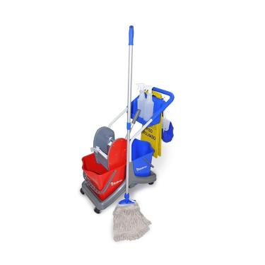 Imagem de Kit Balde Espremedor Placa Mop Pulverizador Bralimpia