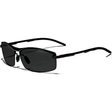 Imagem de Oculos de Sol Masculino Kingseven de Aluminio Oculos de Sol Esportivo com Proteção Uv400 Polarizados (C5 Fotocromático)