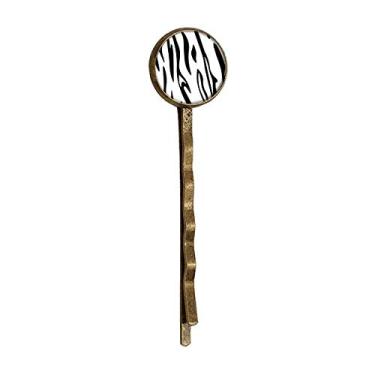 Imagem de Pinto Animal Art Grain Ilustração Padrão Retro Metal Hair Bobby Pin Headwear