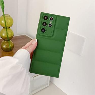 Imagem de Capa de telefone com jaqueta 3D para Samsung S22 Ultra S9 S8 Plus Note 9 8 A52 A72 A53 A73 A13 A33 A23 A32 4G A22 A21S Capa, verde, para A20, A30