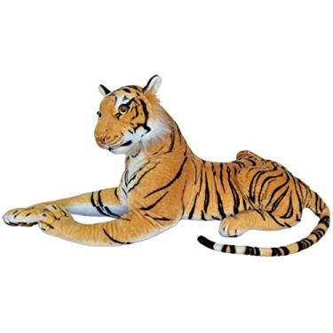Imagem de Tigre de pelúcia safári realista
