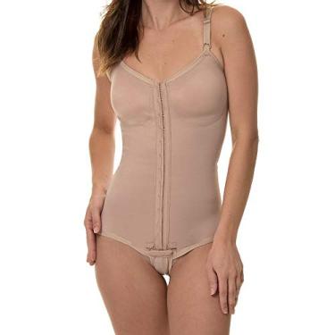 Imagem de Cinta Pós Cirúrgica e Modeladora New Form C/Colchetes Frontais e Sutiã com Alças - Cód 0060602