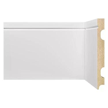Imagem de Rodapé MDF 1503 Moldufama 2,4 m - Branco