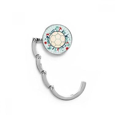 Imagem de Gancho de mesa de futebol americano Earth Trees com fecho decorativo dobrável