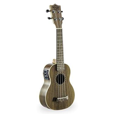 Imagem de Ukulele Moani WAIKIKI Soprano 21” Eletro-Acústico, Koa em acabamento fosco, Cor Natural, Binding em Maple, Equalizador 3 Bandas, Encordoamento Aquila e Bag UKBG12-21