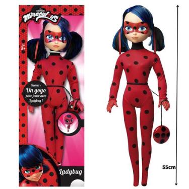 Boneca Miraculous Ladybug Baby Brink Com Ioiô 55 Cm - Novabrink - Bonecas -  Magazine Luiza