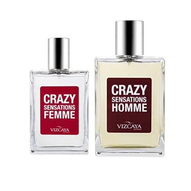 Imagem de Kit de Perfumes Vizcaya Crazy Sensations - Homme 100ml + Femme 50ml Kit Crazy Sensations