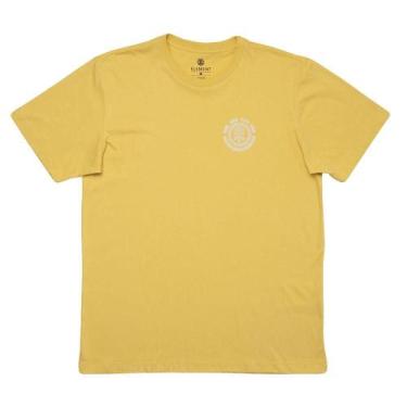 Imagem de Camiseta Element Fingerprint Masculina Amarelo