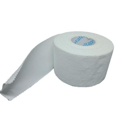 Imagem de Bandagem Adesiva Para Tornozelo Dedo E Punho Rígida Esportiva Faixa Fita Compressiva Branca