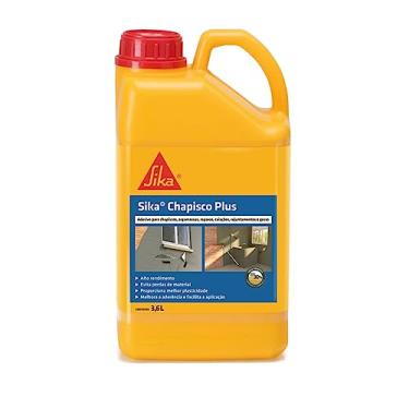 Imagem de Sika - Adesivo sintético - Sika Chapisco Plus Branco - Adesivo para cimento - Alta aderência – galão de 3,6L