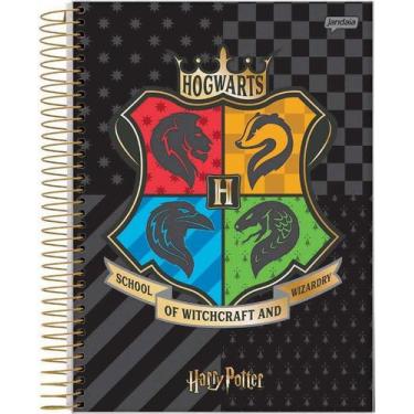Imagem de Caderno C/D 15 Materias Harry Potter Jandaia Capa Sortida
