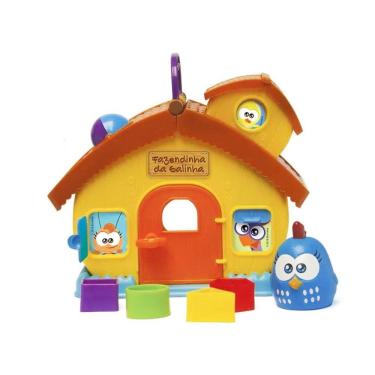 Imagem de Blocos de Encaixe Galinha Pintadinha Mini Fazendinha da Galinha - 1088 - Elka