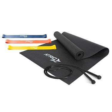 Imagem de Kit Treino Corda Elástico e Tapete Atrio - ES357