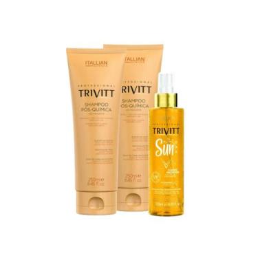 Imagem de Trivitt 02 Shampoo Pós Química 250ml + Protetor Solar Sun 120ml - Ital