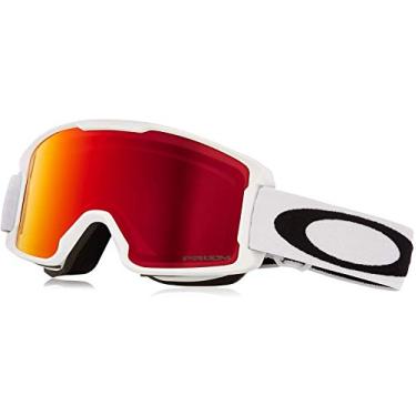 Imagem de Oakley Line Miner XS Fosco Branco Prizm Torch Iridium, Alça Branca Fosco/Prizm Snow Torch Irídio, Pequena