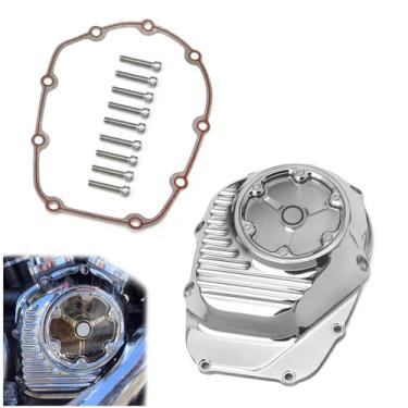 Imagem de Capa para Harley Clarity Cam Softail Low Rider Slim FLSL Street Bob Heritage CVO Road king street Glide 2018-2023 Motor cromado M8 Capa de câmera