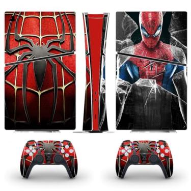 Imagem de PEYANZ Película de vinil compatível com PS5 Slim (edição digital) | Impressão HD, resistente a arranhões, aplicação sem bolhas