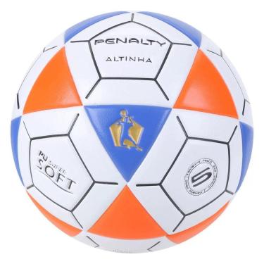 Imagem de Bola de Futevôlei Penalty Altinha XXI - Branco e Laranja