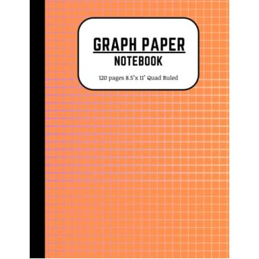 Imagem de Caderno de papel milimetrado | Caderno quadriculado estilo composição para estudantes de matemática, ciências, arte e engenharia de escolas, faculdades e universidades | 10 x 10 cm com régua quádrupla