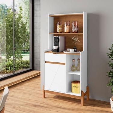 Imagem de Buffet Cantinho do Café Bari 1 PT 1 GV Branco e Cedro