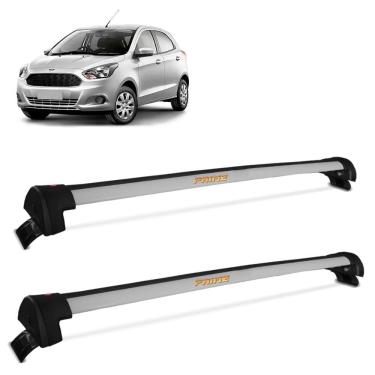 Imagem de Rack De Teto Travessa Ford Ka + 2014 a 2021 Alumínio Prata