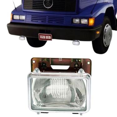 Imagem de Farol MB Hpn Bicudinho O371 1991 Ate 1995 Le Alto Baixo Usa Lampada H4