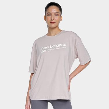 Imagem de Camiseta New Balance Linear Feminina-Feminino