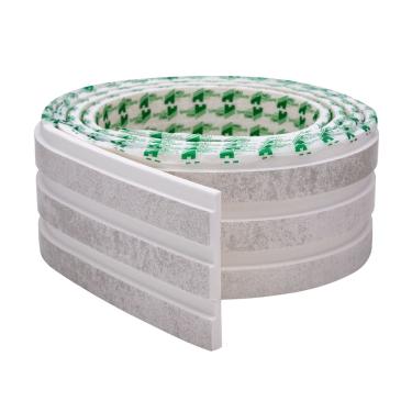 Imagem de Painel Ripado EVA Laminado Autocolante 10cm Urban White | Valor Do Metro