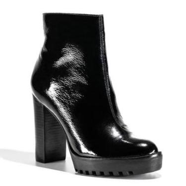 Imagem de Bota Feminina Ankle Boot Couro Verniz Cano Curto Dia a Dia-Feminino