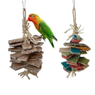 Imagem de Brinquedo de pássaro para bochechas verdes Conures Sun Conures Caiques Senegais Quakers e papagaios de tamanho pequeno semelhantes (original + colorido)