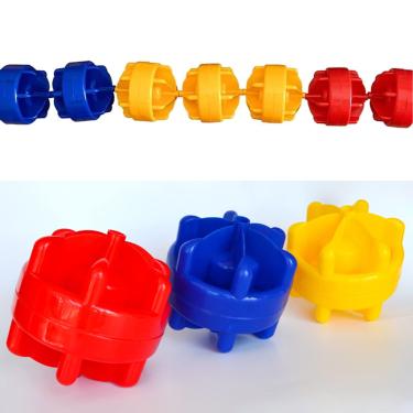 Imagem de Cordas de segurança de piscina de polietileno para dividir piscinas, corda de bóia divisor de pista - vermelho azul amarelo, adequado para praias rasas/área de água/vias navegáveis