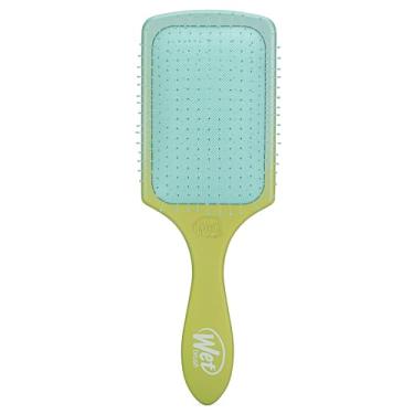 Imagem de Wet Brush Desembaraçador de remo, verde/azul - cerdas IntelliFlex ultramacias com design AquaVent ótimo para tratamentos capilares - Escova sem dor para cabelos molhados, secos e danificados