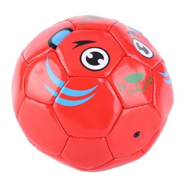 Imagem de Bola de Futebol Tamanho 2, Bola de Futebol Infantil PVC Vermelho para Crianças Esporte Ao Ar Livre Bola de Futebol Bola de Futebol Exercício Equipamentos Esportivos para Crianças