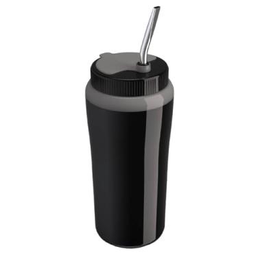 Imagem de Copo Térmico Tererê com Tampa Cuia Filtro e Bomba, Preto