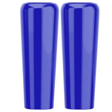Imagem de Kit 2 Vasos Fibra De Vidro 80cm Florida M Decorativo Vietnamita (Azul Royal)