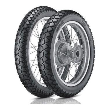 Imagem de Par Pneu Moto Vipal 120/80-18 + 90/90-21 Tr300 Xre 300 Novo