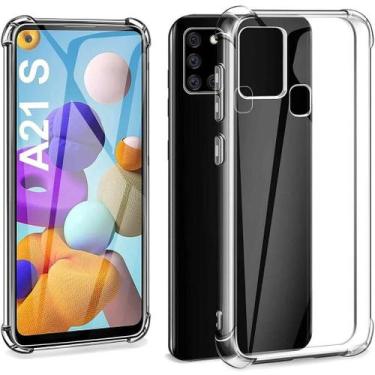 Imagem de Capa Capinha Anti Impacto Transparente Para Samsung Galaxy A21S - HREB