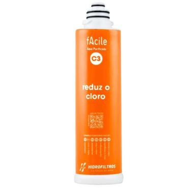 Imagem de Refil Purificador Facile C3 Reduzir O Cloro Hidrofiltros, Não se aplic