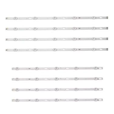 Imagem de Kit 8 Barras Led Un55au7700 Un55tu7000 Un55tu7020 Un55tu8000 - CHIPSCE