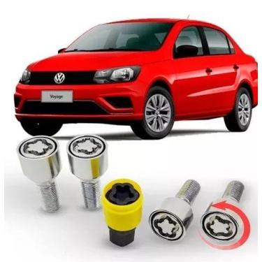 Imagem de Trava Parafuso Antifurto De Rodas VW Volkswagen Up Gol Parati Voyage S