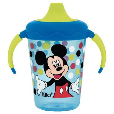 Imagem de Copo Caneca Infantil Lillo Treinamento Antivazamento Aprendizado Magia